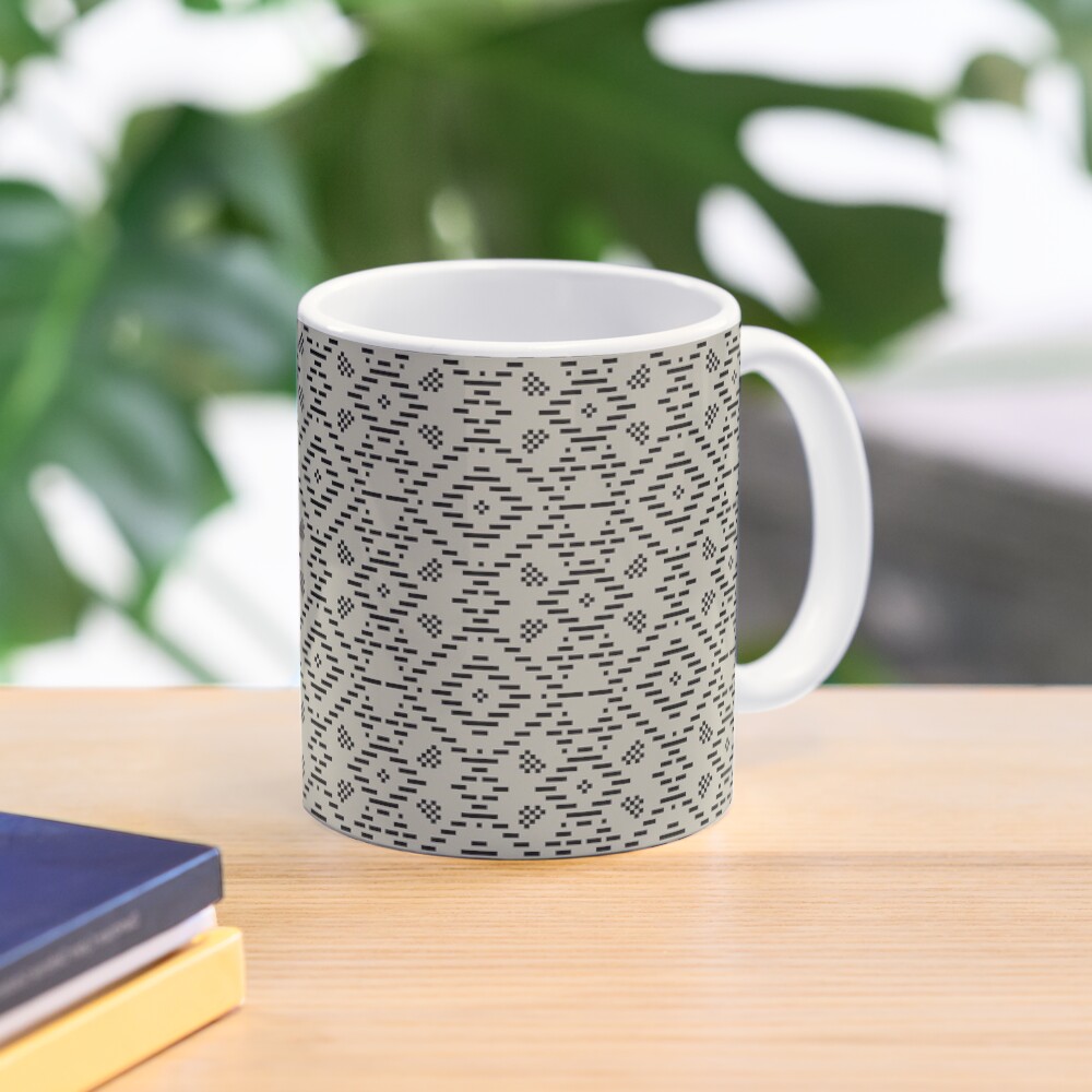 Folk Art Pattern in White Coffee Mug