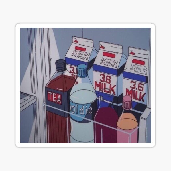 Item preview, anime fridge designed and sold by prxsci.