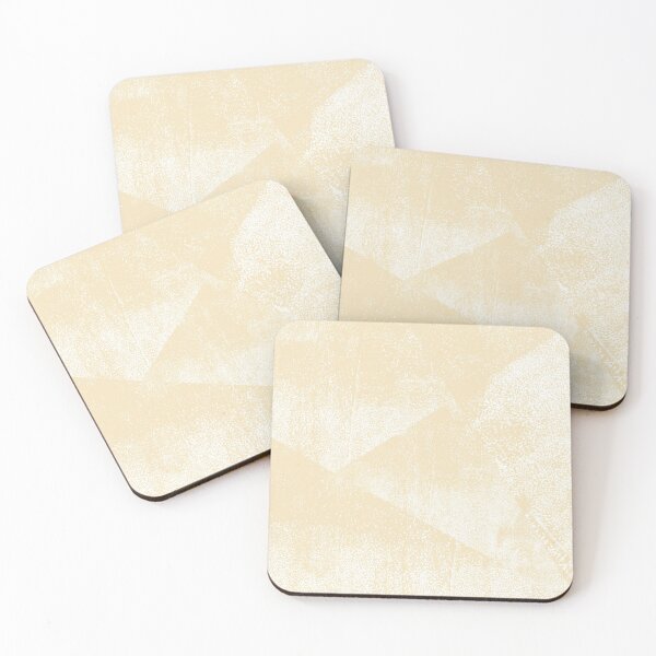Item preview, Neutral Soft Yellow and White Geometric Ink Texture  designed and sold by itsjensworld.