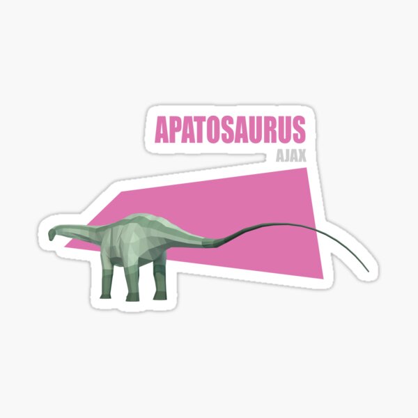 Low Poly Dinosaur Apatosaurus Sticker By Blayapapaya Redbubble 2463