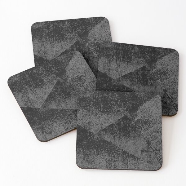 Item preview, Black/Dark Gray Geometric Ink Texture  designed and sold by itsjensworld.