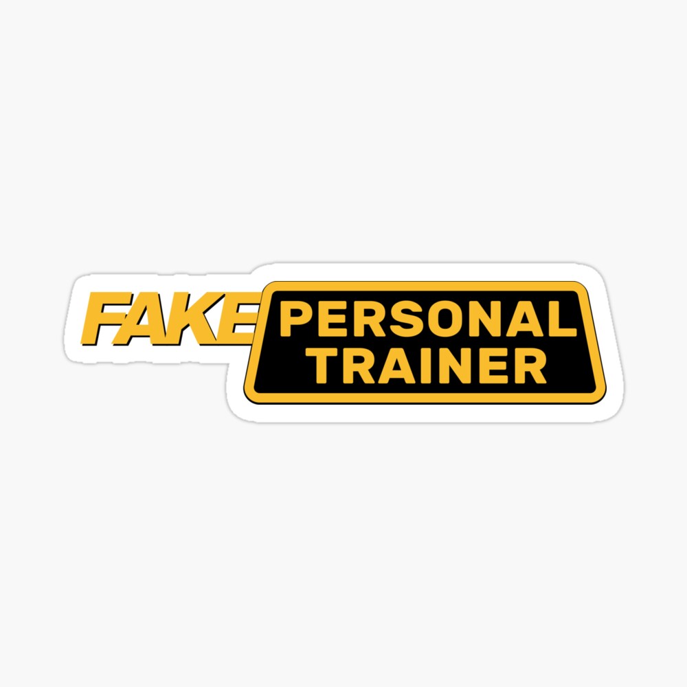 FAKE PERSONAL TRAINER - fake taxi / Billky | Sticker