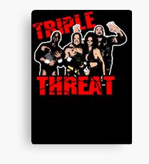 ECW Triple Threat Canvas Print