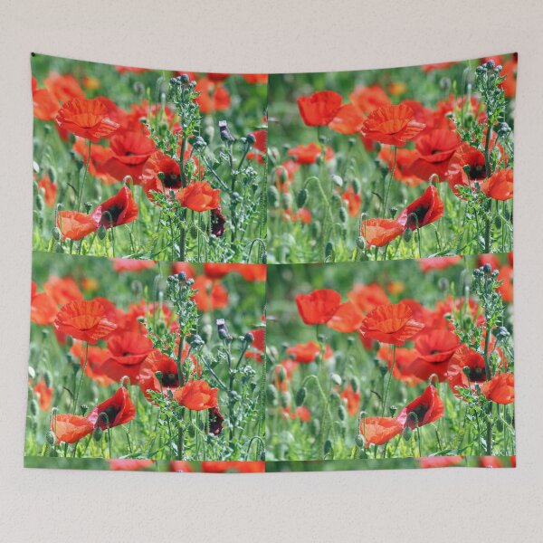 Item preview, " Woldgate Poppies " designed and sold by Merice  Ewart Marshall.