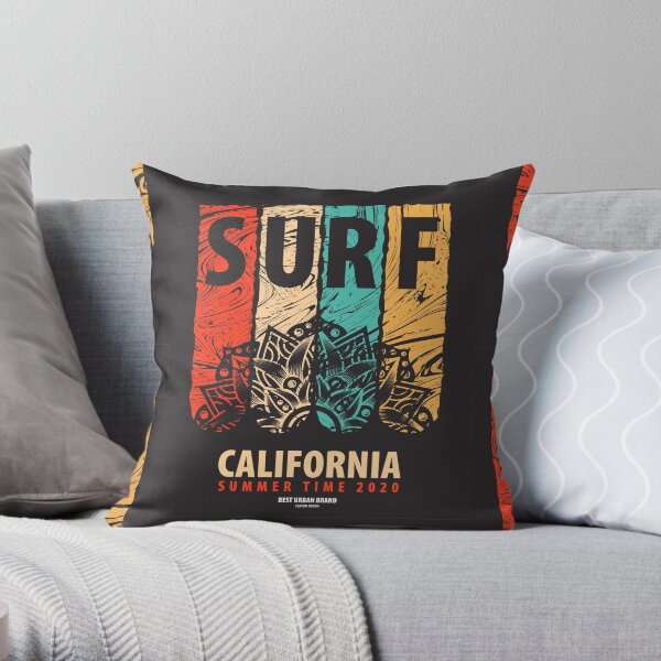 SURF California 2020 Throw Pillow