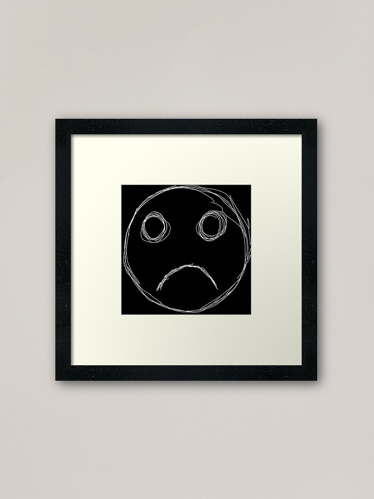 Frowning Face Emoji Black And White
