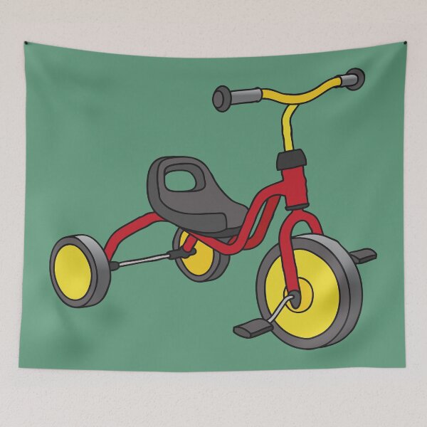 Aperçu de l'œuvre tricycle d'enfants créée et vendue par Berlin-T-Shirt.