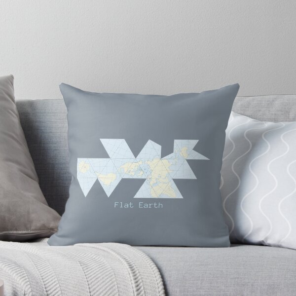 Item preview, Flat Earth Graphic World Map designed and sold by Envelope-Studio.