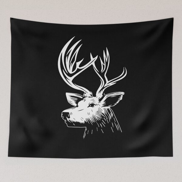 Item preview, Deer stag head designed and sold by 1681830934131.