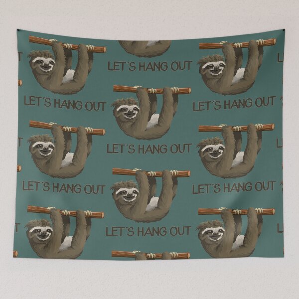 Item preview, Sloth -Sloth- Let's hang out - lazybones designed and sold by Kentala.