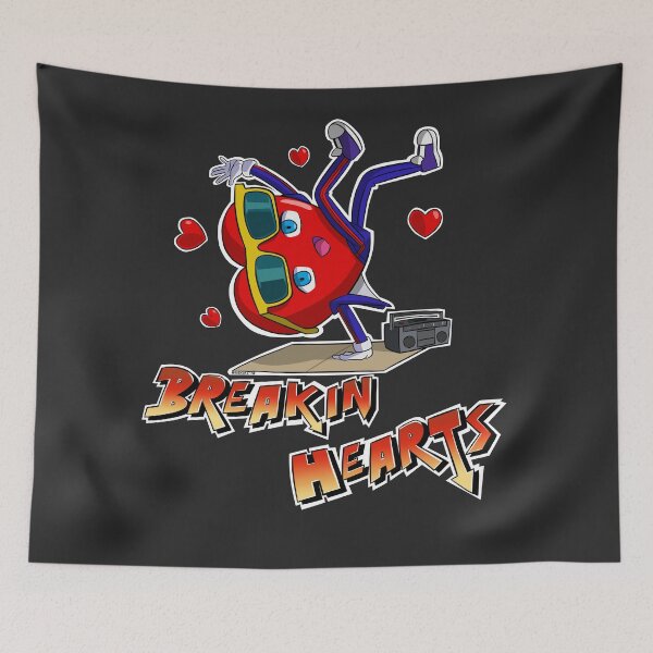 Item preview, Breakin' Hearts Break Dancing Heart designed and sold by Nosek1ng.
