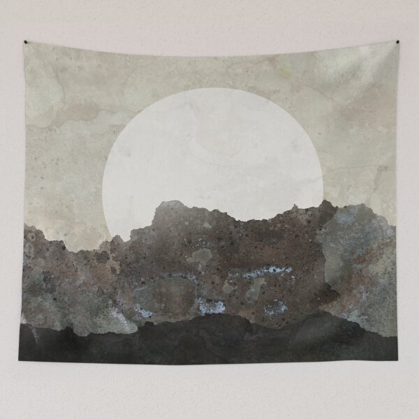 Item preview, Abstract landscape Moon designed and sold by mikeranger.