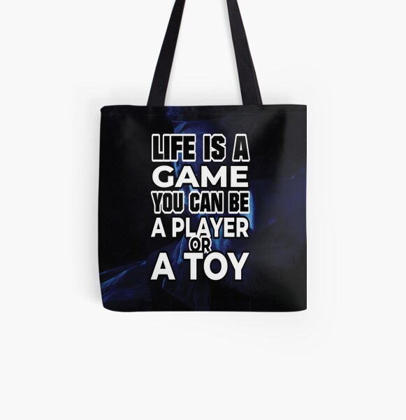 ★ Life is a Game | Art All Over Print Tote Bag