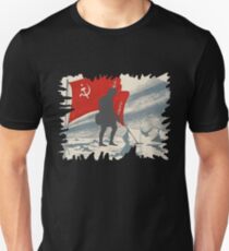 Probe Walker Russia - Cradles, Probe Walker, Metal Probe, Metal Detector, Russian, Soviet Union, Flag, Capitalism Unisex T-Shirt