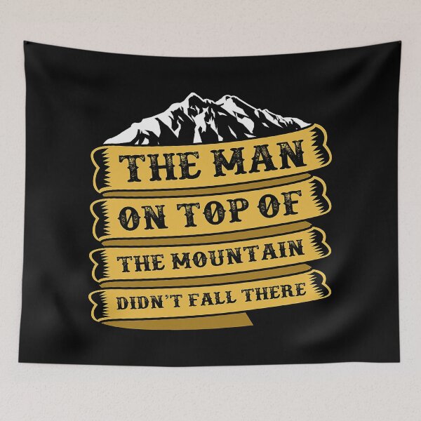 Item preview, The man on top of the mountain designed and sold by leen12 Art Designs Prints.