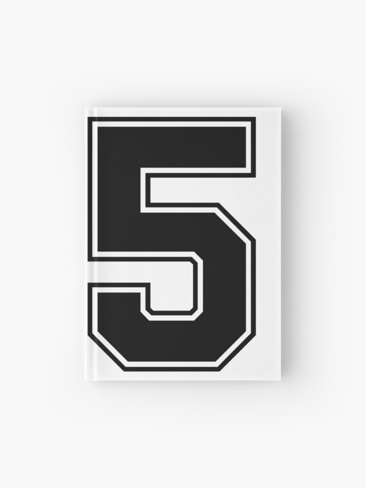 05 Classic Vintage Sport Jersey Number in Black Number on White