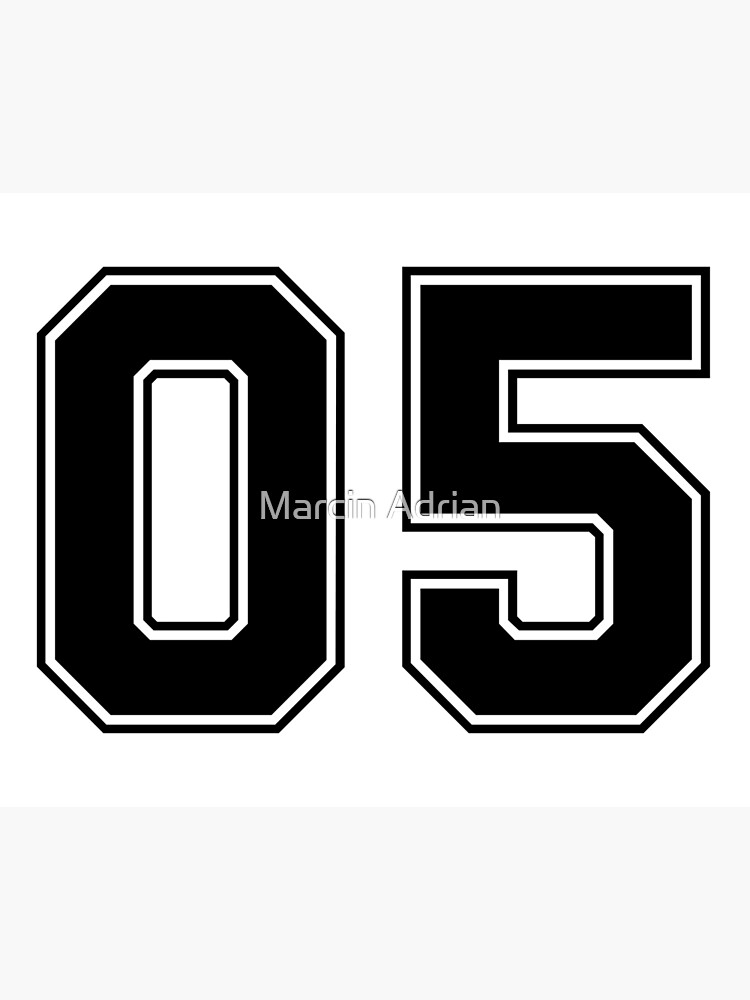 05 jersey jerseys number 5 jersey sports Art Board Print by THE