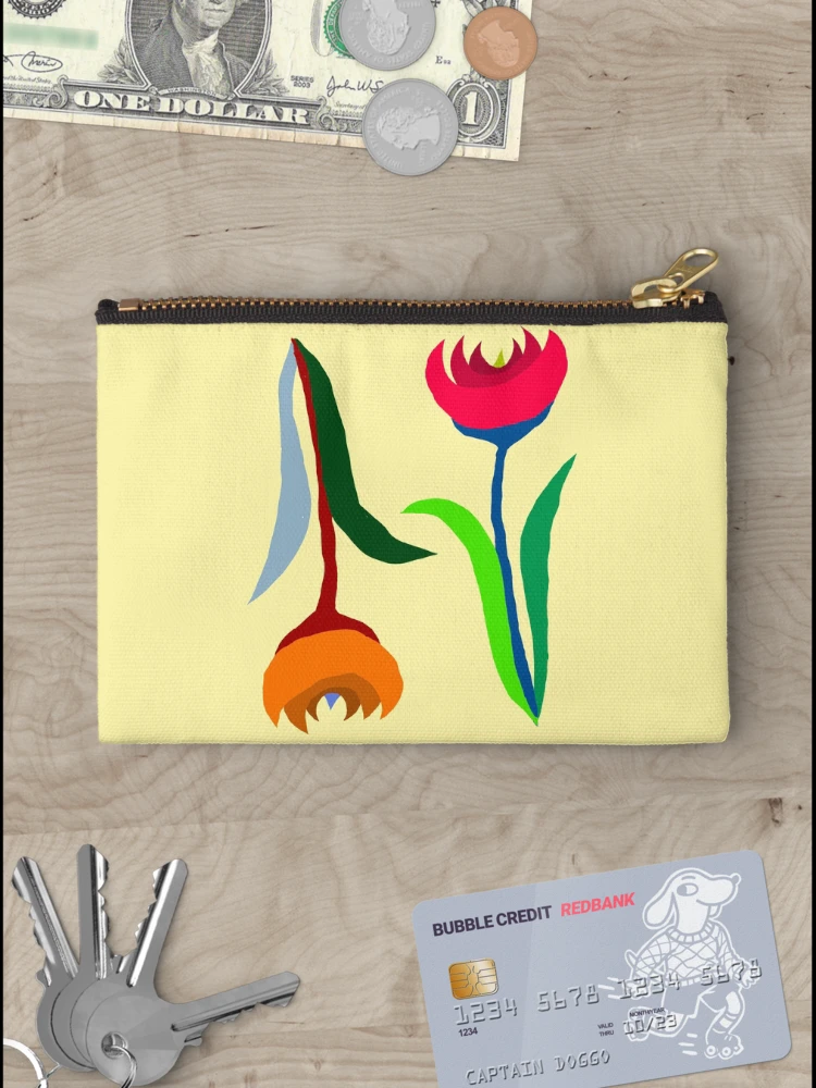 Thumbnail 3 of 4, Zipper Pouch, FLOWER designed and sold by RVVB.