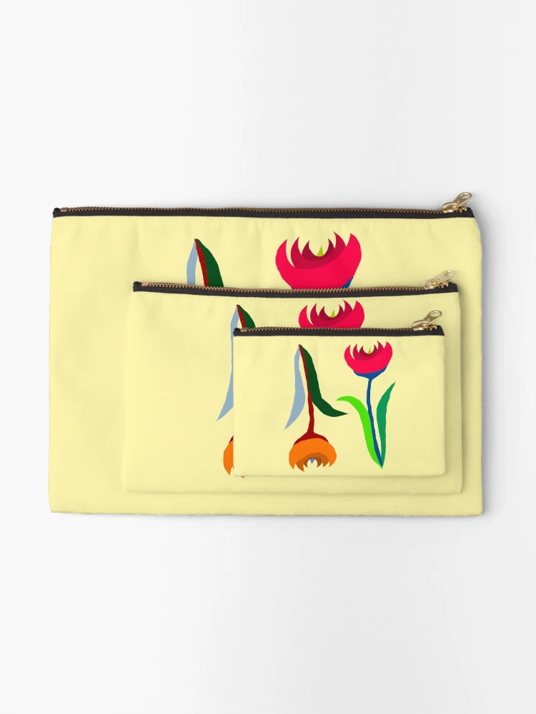 Thumbnail 2 of 4, Zipper Pouch, FLOWER designed and sold by RVVB.