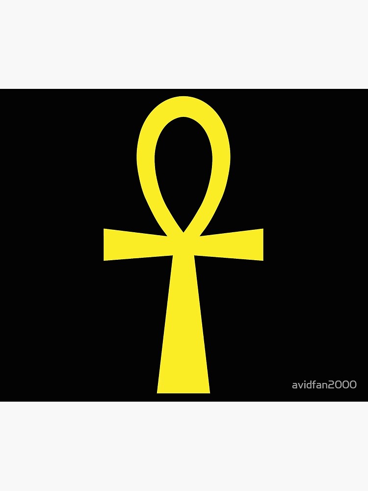 yellow ankh