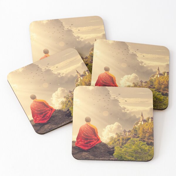 Item preview, Meditating Buddhist Monk designed and sold by PromoteProgress.