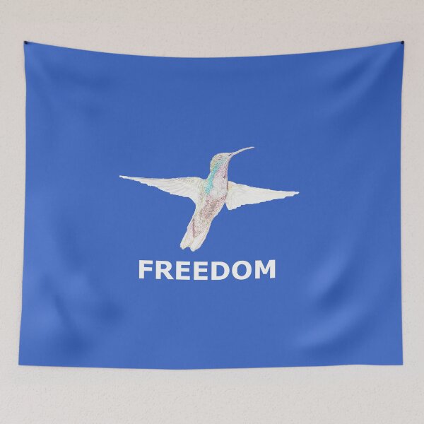 Item preview, Freedom bird motif designed and sold by Myriala.