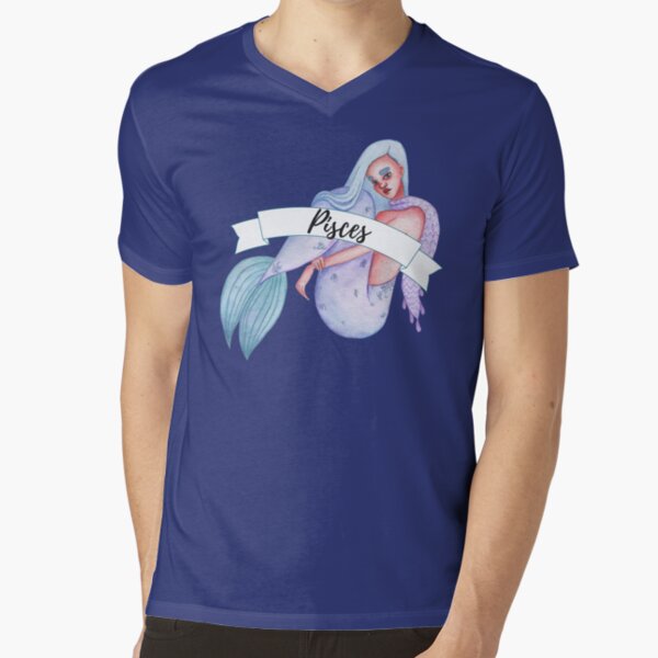 Pisces Birthday Gift, Pisces Zodiac V-Neck T-Shirt