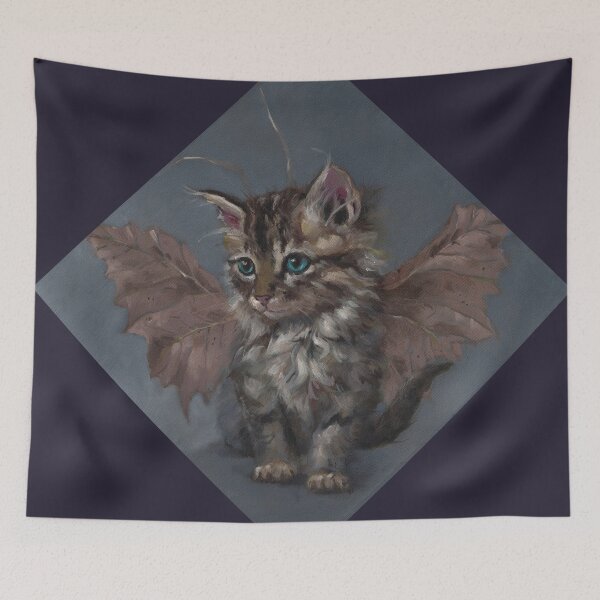 Item preview, Fairy Kitten in Fall designed and sold by justteejay.