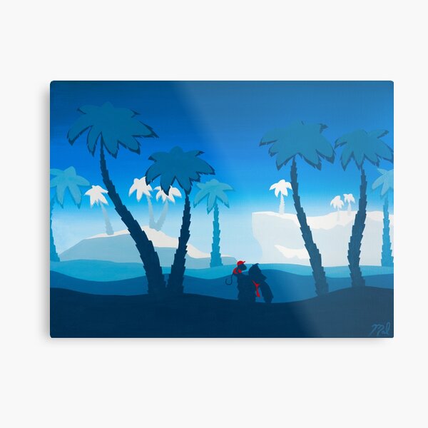 Frozen Tropics Metal Print