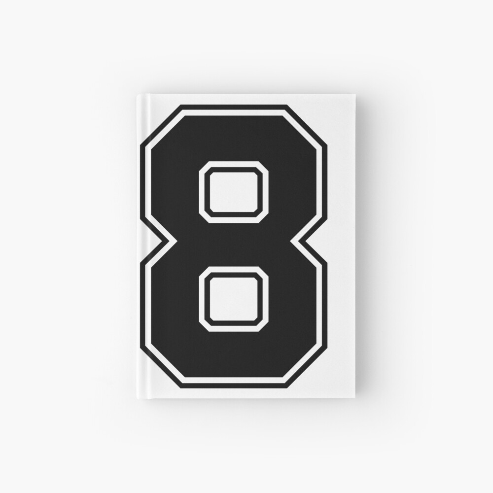 14,Classic Vintage Sport Jersey Number, Uniform numbers in black as fat  fonts, number. For American football, baseball or basketball and ice  Hockey. Stock Illustration