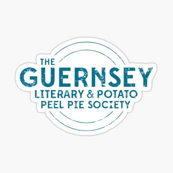 the guernsey literary and potato peel pie society Sticker