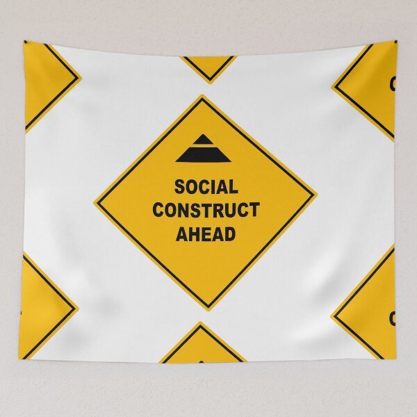 Item preview, SOCIAL CONSTRUCT AHEAD designed and sold by sociographix.