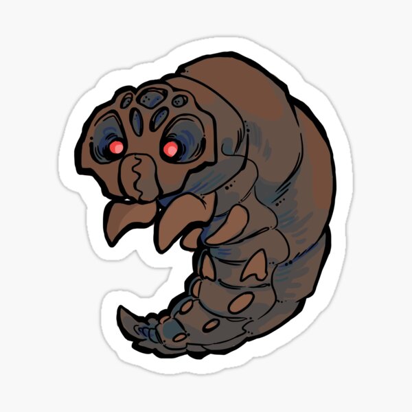 Cute Kaiju: Mothra (Caterpillar Form) Sticker