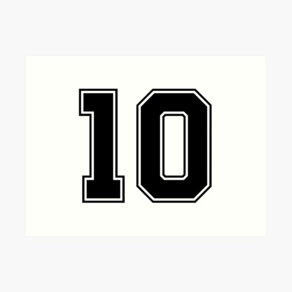 21 Classic Vintage Sport Jersey Number in Black Number on White Background  for American Football, Baseball or Basketball Stock Illustration -  Illustration of america, patriot: 140529873