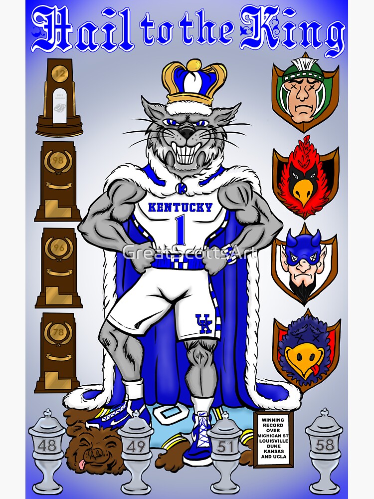 Kentucky Wildcat 2012 Championship Poster for Sale by GreatScottsArt