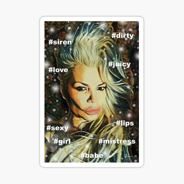 Beautiful Digital Realbookbabe Sticker