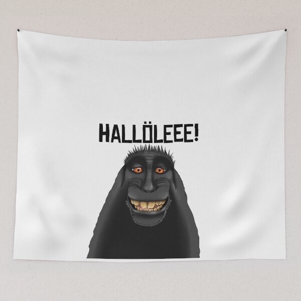 Item preview, Funny monkey says Hallöleee! designed and sold by Mr-Peh.