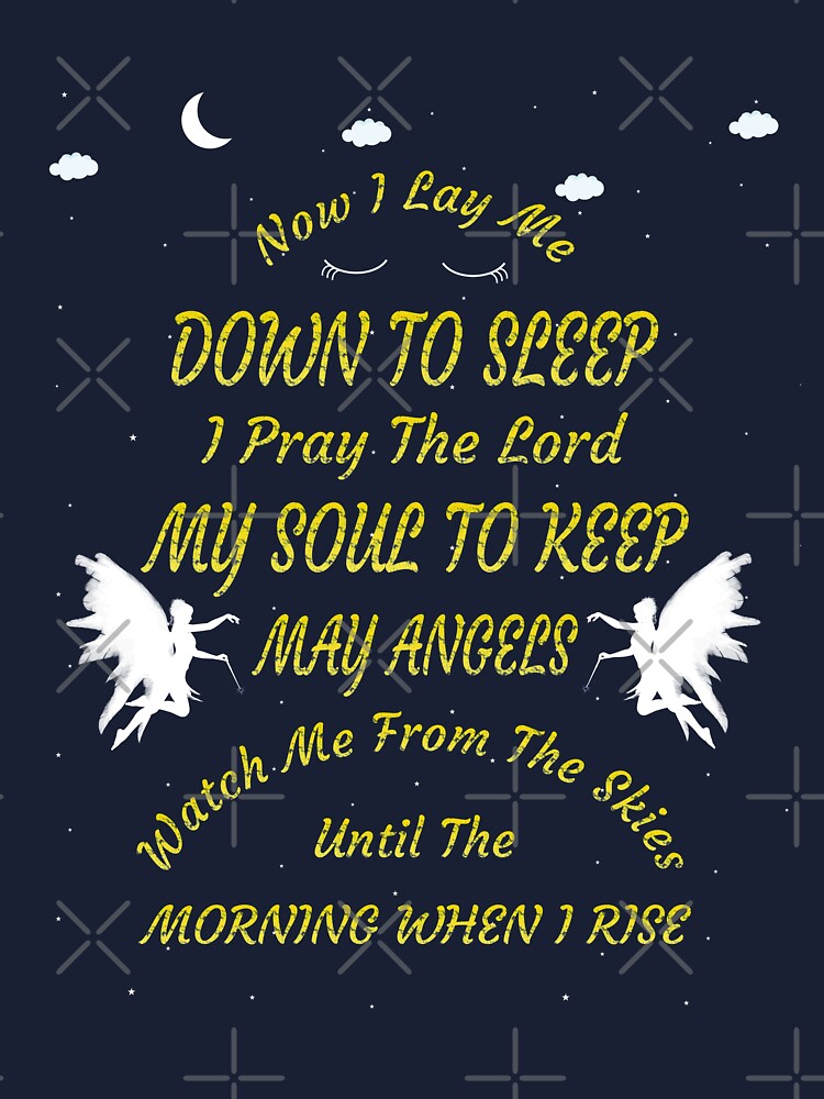 Now I Lay Me Down To Sleep Christian Bedtime Prayer Baby One Piece By 4wordsmovement Redbubble