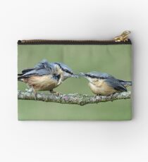 Nuthatches Zipper Pouch