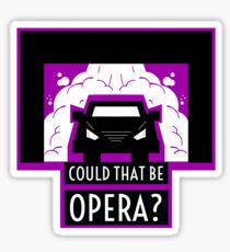 Pegatina Opera - Bienvenido a Night Vale