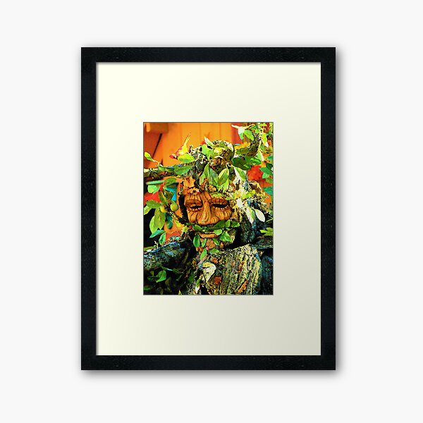 Green Man Framed Art Print