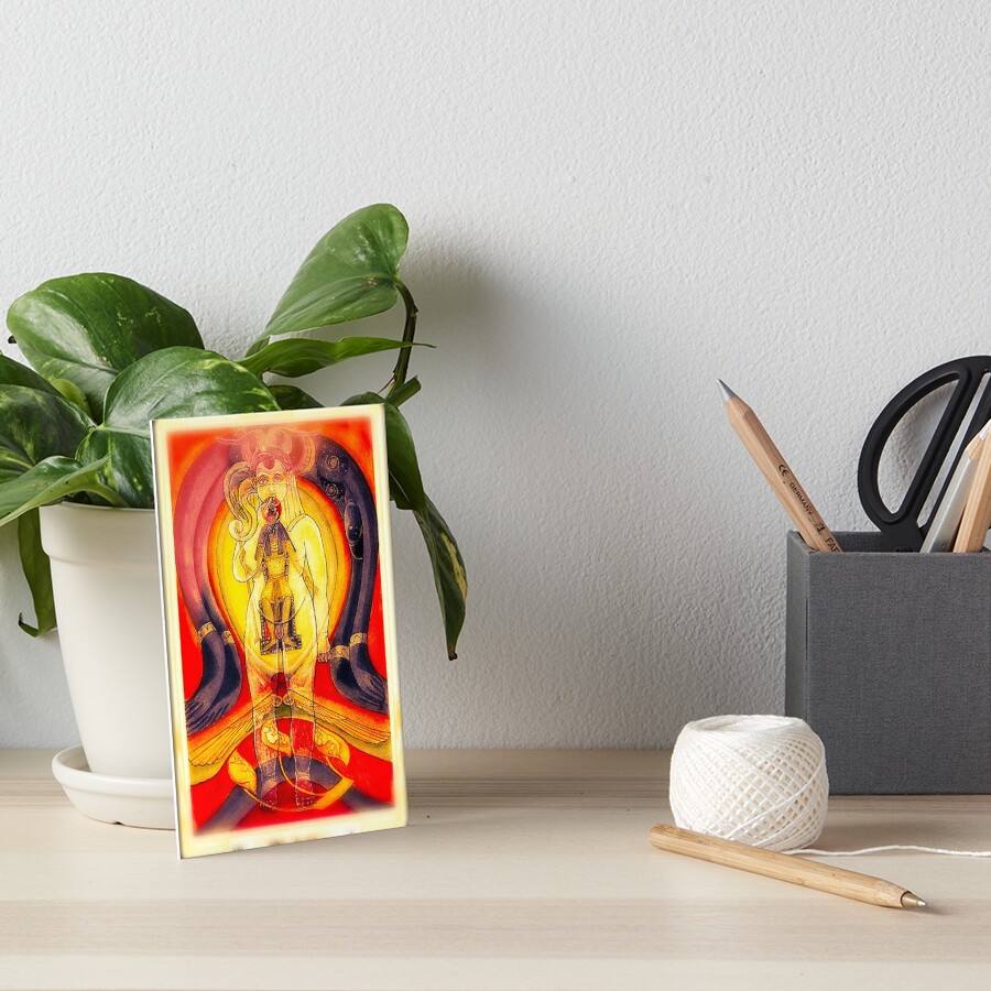 Crowley Thoth Tarot Card The Aeon Art Board Print For Sale By