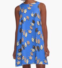 asl Liebe A-Linien Kleid
