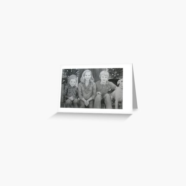 Holiday Portrait Commission Greeting Card
