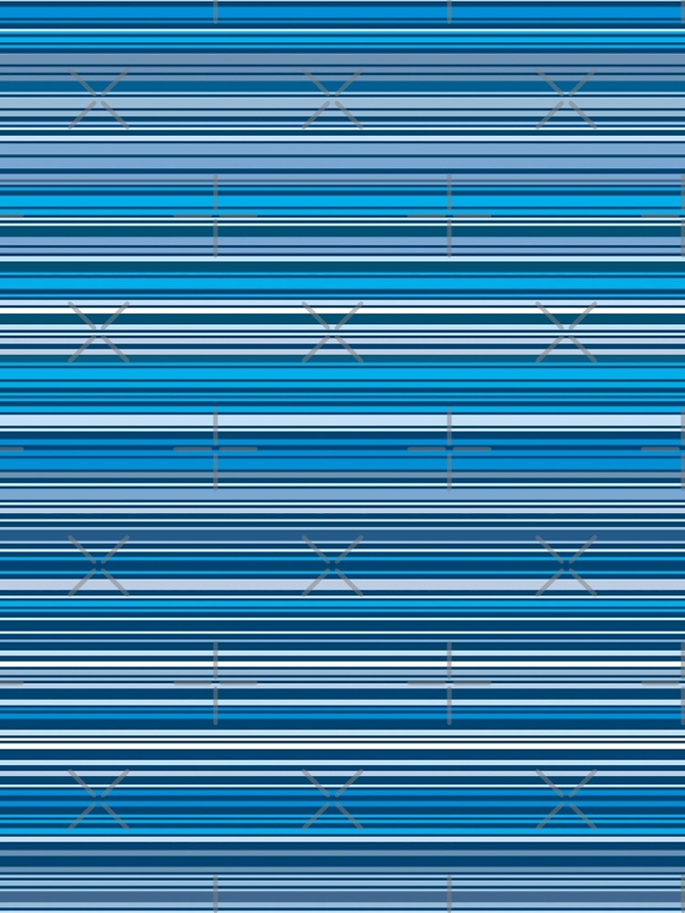 Viele bunte Streifen in Blau quer von pASob-dESIGN