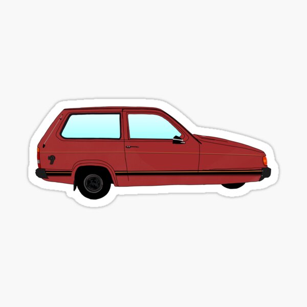 Carmen Red Reliant Robin Sticker