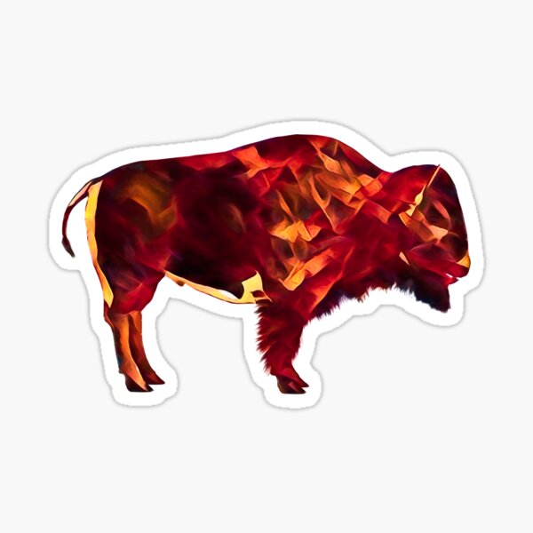 Fire Buffalo Sticker