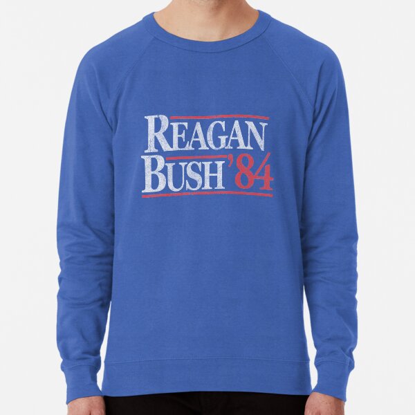 Vintage Reagan Bush 1984 T-Shirt Lightweight Sweatshirt