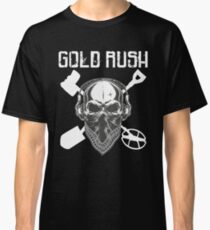 Sondeger skull - Sondeln, Sondengängerin, metal probe, metal detector, skull, Totenkopp, metal detecting, metal detector, gold rush, gold rush Classic T-Shirt