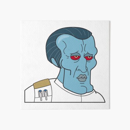 Vista previa del artículo con la obra «Guapo Thrawn», diseñado y vendido por David Dent.